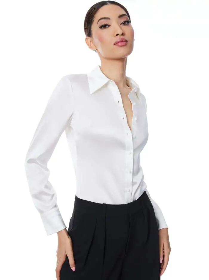 WILLA FITTED PLACKET TOP